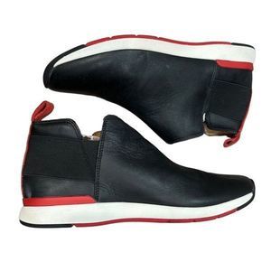 Vionic Black and Red Athletic Shoes